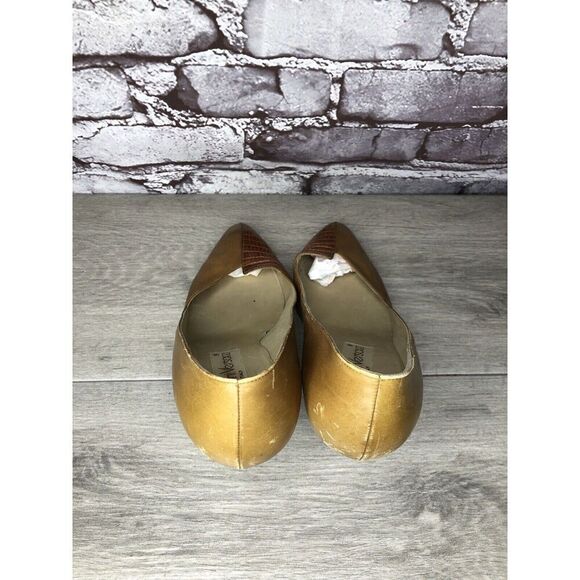 Gianni Versace Brown Croc Leather Pointed Toe Dress Heels Women Sz 39EU/8.5M US - Picture 10 of 16